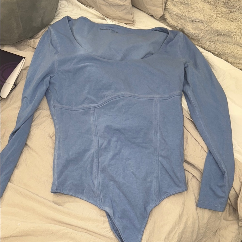 Abercrombie and fitch blue body suit